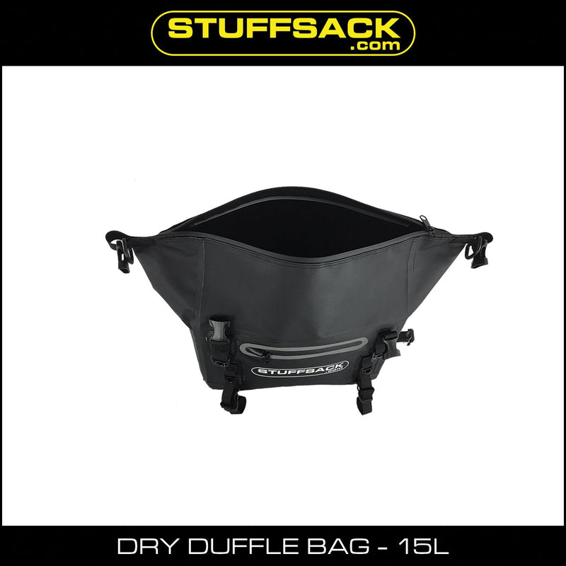 Load image into Gallery viewer, STUFFSACK Dry Duffle Bag - 15L Black
