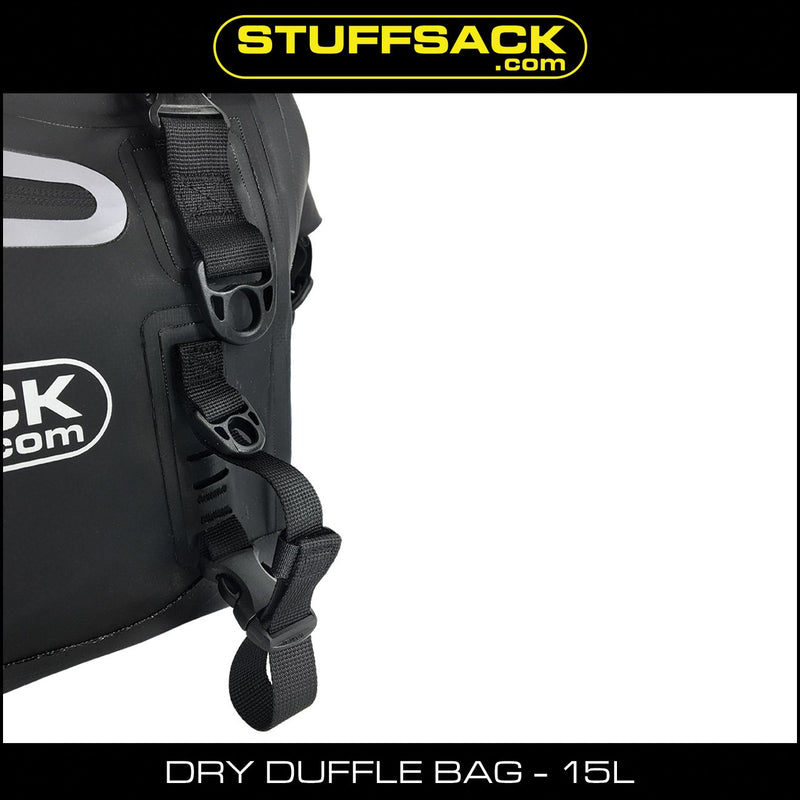 Load image into Gallery viewer, STUFFSACK Dry Duffle Bag - 15L Black
