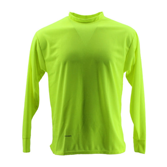 SCHAMPA Coolskin Long Sleeve Shirt: Neon Hi-Vis Safety Green