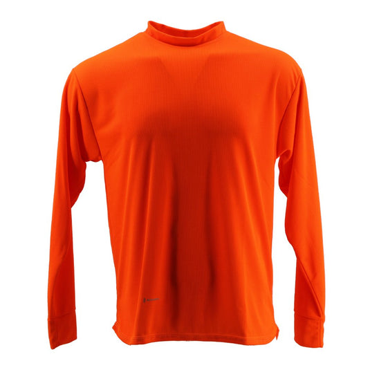 SCHAMPA Coolskin Long Sleeve Shirt: Neon Hi-Vis Safety Orange