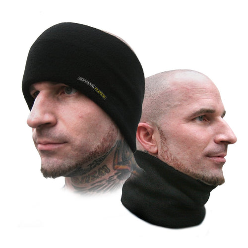 SCHAMPA Fleece Double Layer Mini Neck Gaiter &  Headband