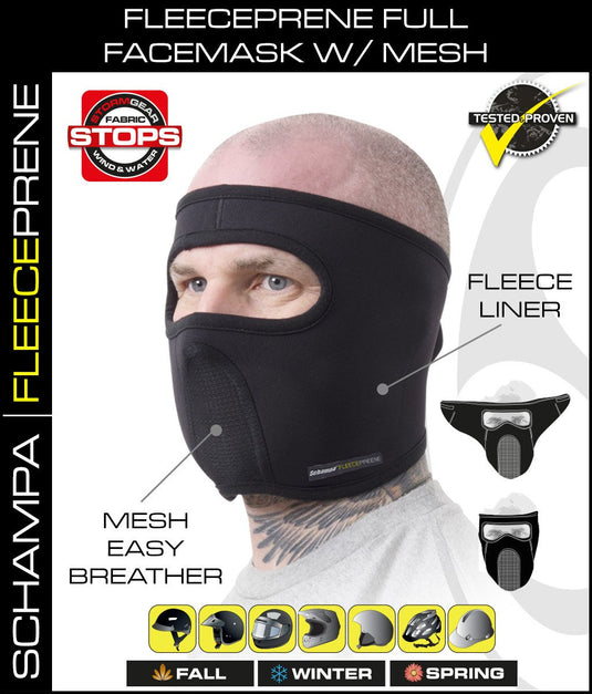 SCHAMPA Fleeceprene Full Face Mask w/ Mesh Breather